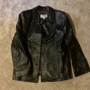 croft & barrow leather jacket